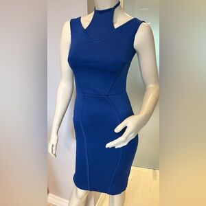 Apartment 8 Clothing Bodycon Blue Midi Dress